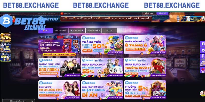 Chương trình khuyến mãi Bet88 đang diễn ra