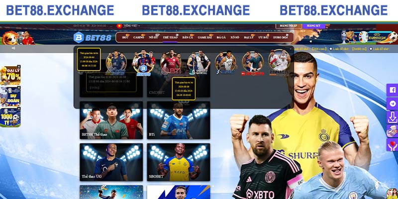 Tổng hợp một số sảnh cược thể thao nổi bật ở Bet88