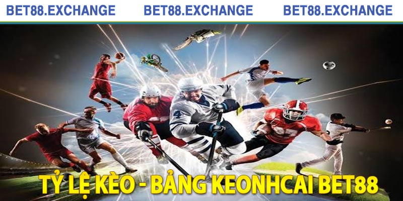 Tỷ Lệ Kèo - Bảng Keonhcai bet88 Mới Nhất Hôm Nay